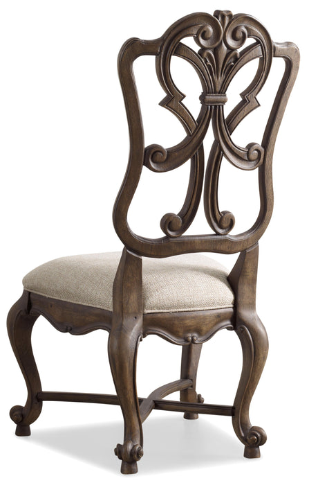 Rhapsody Wood Back Side Chair - 2 per carton/price ea - Vicars Furniture (McAlester, OK)