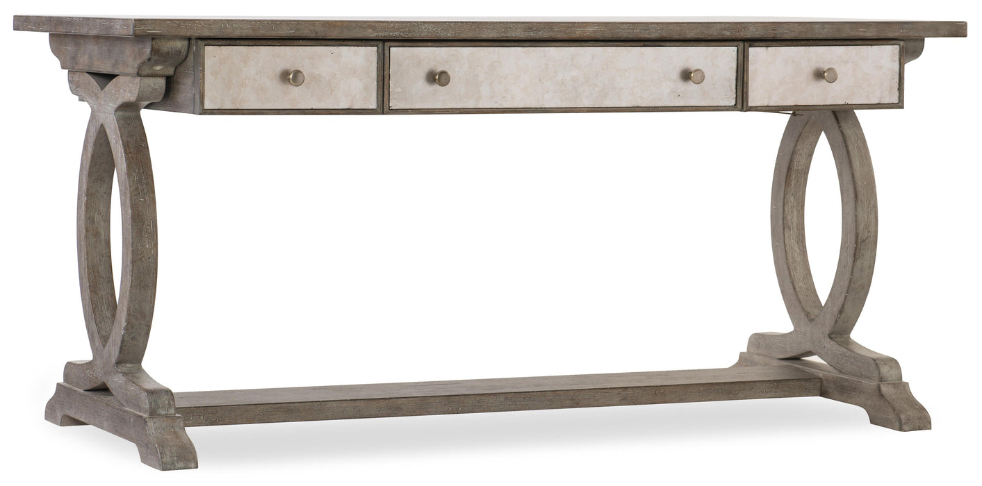 Rustic Glam Trestle Desk - Vicars Furniture (McAlester, OK)