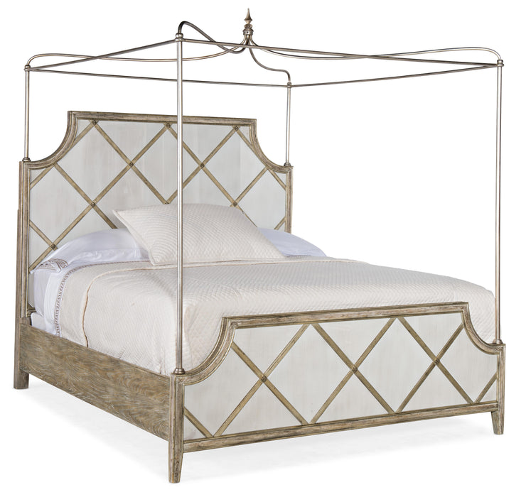 Sanctuary Diamont Canopy King  Panel Bed - Vicars Furniture (McAlester, OK)