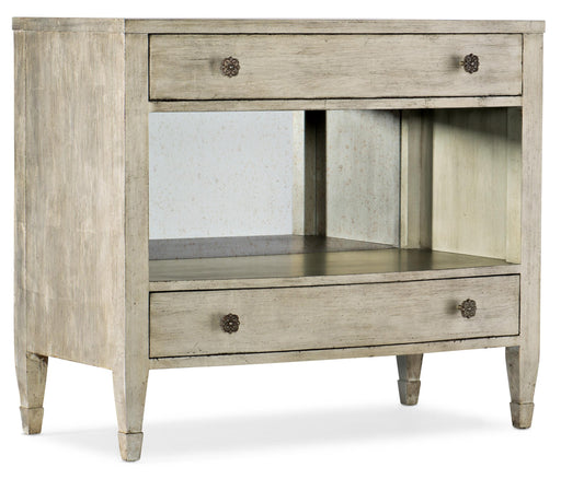 Sanctuary Gemme Two Drawer Nightstand - Vicars Furniture (McAlester, OK)