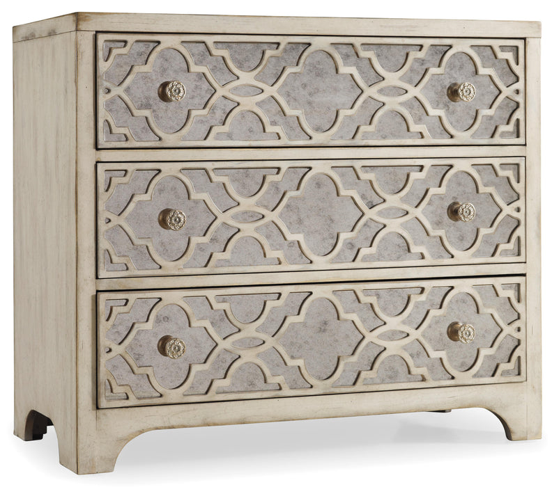 Sanctuary Fretwork Chest-Pearl Essence - Vicars Furniture (McAlester, OK)