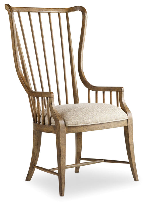 Sanctuary Tall Spindle Arm Chair - 2 per carton/price ea - Vicars Furniture (McAlester, OK)