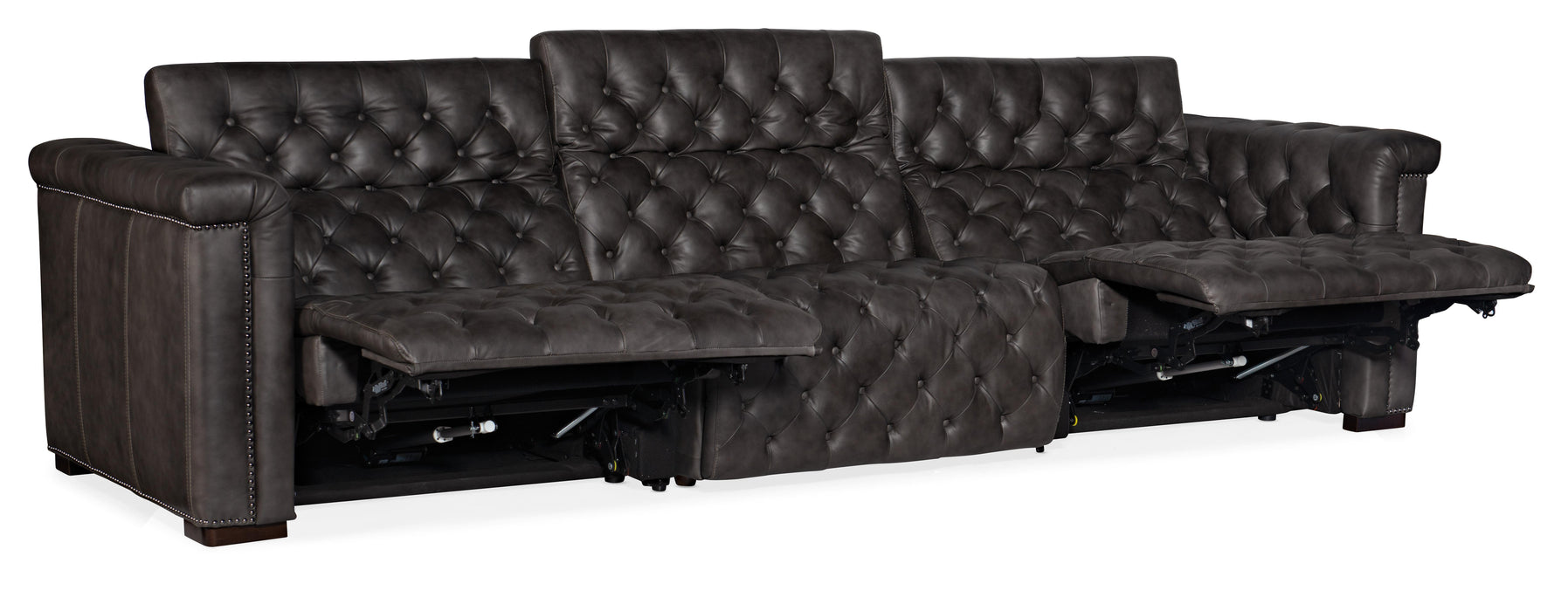 Savion Grandier Sofa w/PWR Recline PWR Headrest - Vicars Furniture (McAlester, OK)