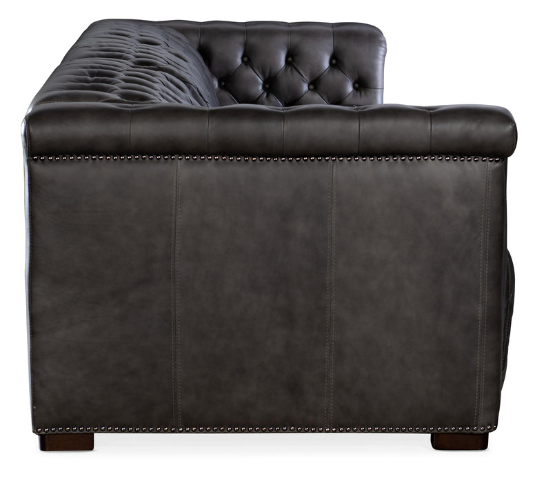 Savion Grandier Sofa w/PWR Recline PWR Headrest - Vicars Furniture (McAlester, OK)