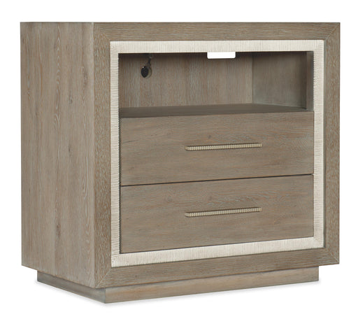 Serenity Balboa Two Drawer Nightstand - Vicars Furniture (McAlester, OK)