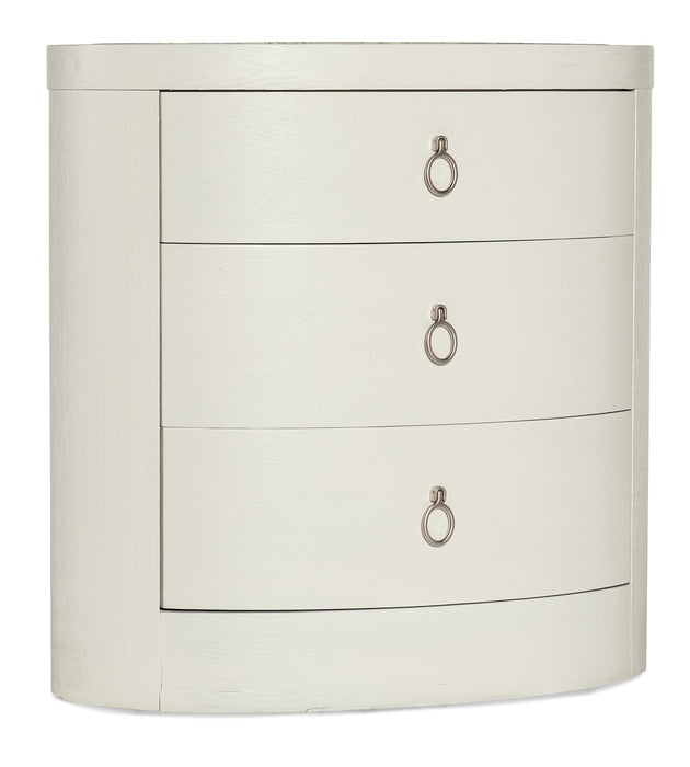 Serenity Wavecrest Oval Nightstand - Vicars Furniture (McAlester, OK)