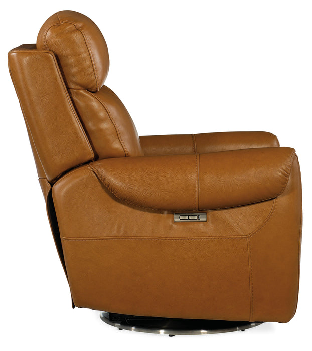 Sterling Swivel Power Recliner with Power Headrest - RC600-PHSZ-086 - Vicars Furniture (McAlester, OK)