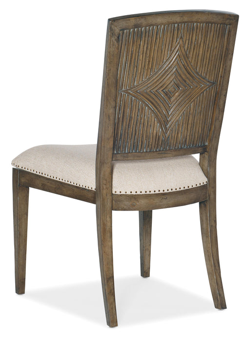 Sundance Carved Back Side Chair-2 per ctn/price ea - Vicars Furniture (McAlester, OK)