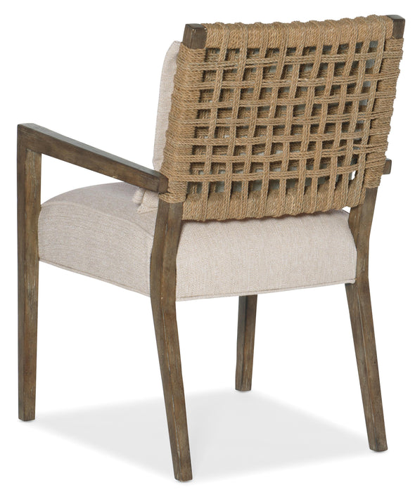 Sundance Woven Back Arm Chair-2 per ctn/price ea - Vicars Furniture (McAlester, OK)