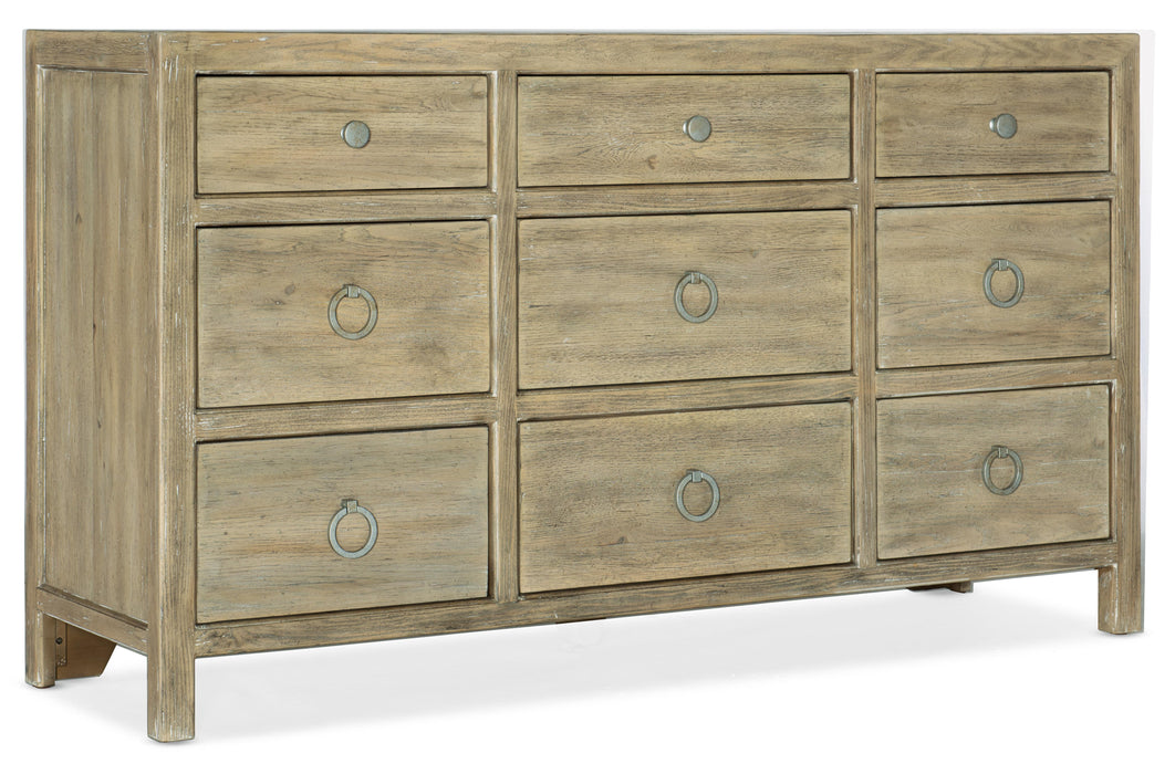 Surfrider Nine-Drawer Dresser - Vicars Furniture (McAlester, OK)