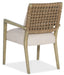 Surfrider Woven Back Arm Chair-2 per ctn/price ea - Vicars Furniture (McAlester, OK)