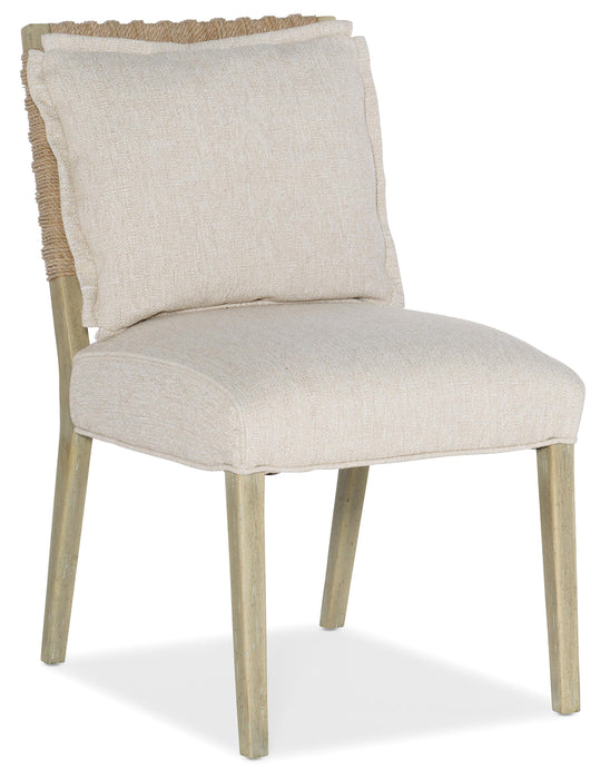 Surfrider Woven Back Side Chair-2 per ctn/price ea - Vicars Furniture (McAlester, OK)