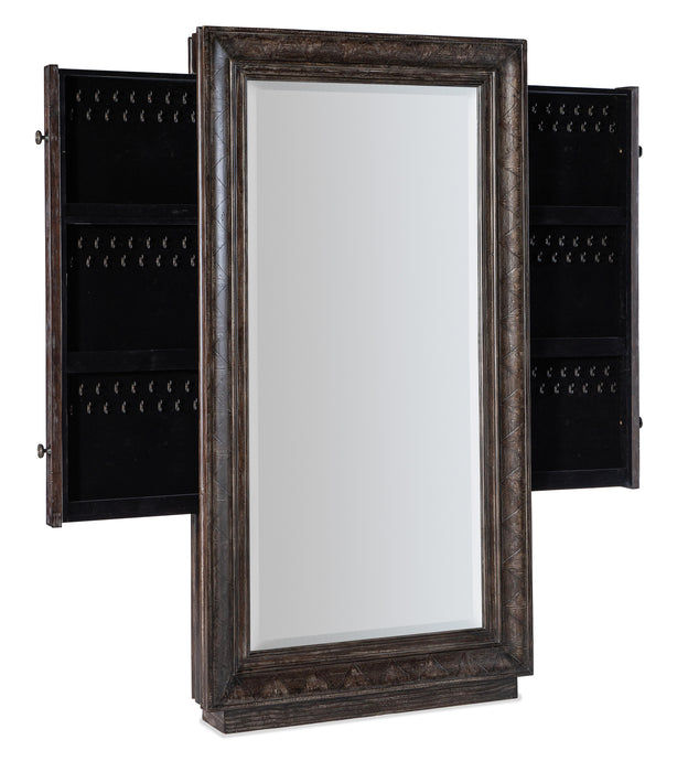 Traditions Floor Mirror w/hidden jewelry storage - Vicars Furniture (McAlester, OK)