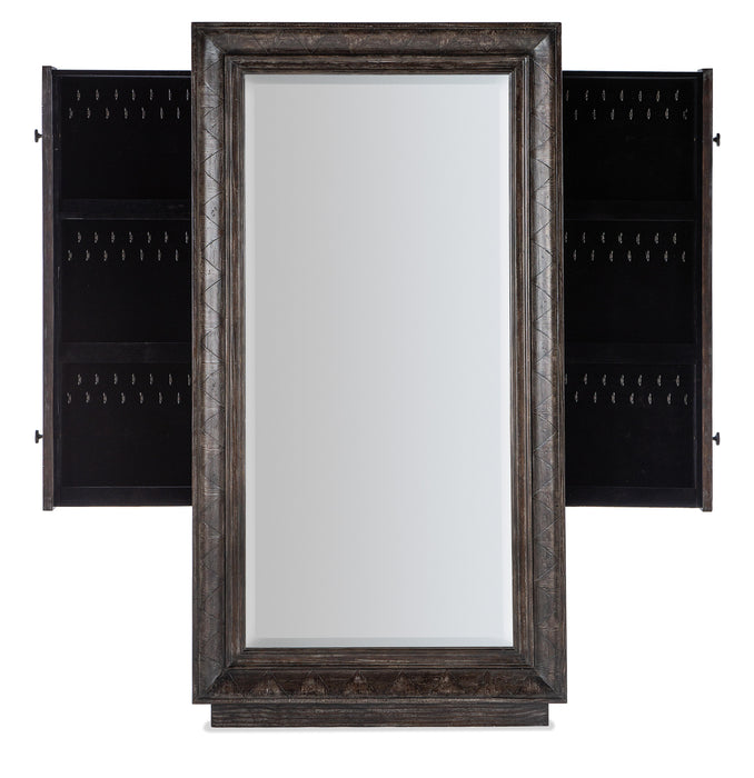 Traditions Floor Mirror w/hidden jewelry storage - Vicars Furniture (McAlester, OK)