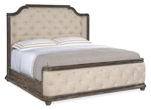 Traditions California King Uph Panel Bed - Vicars Furniture (McAlester, OK)