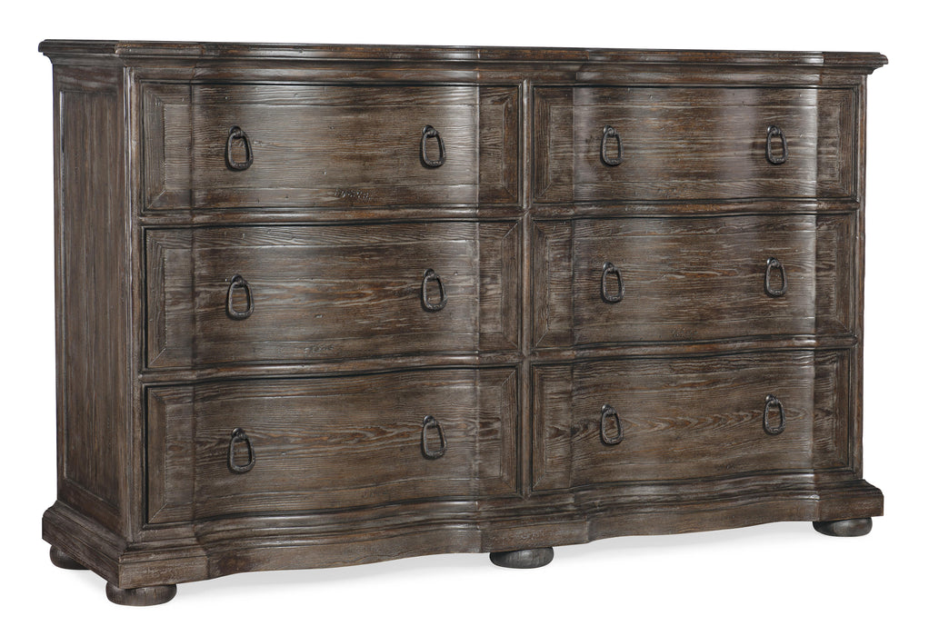 Traditions Six-Drawer Dresser - 5961-90002-89 - Vicars Furniture (McAlester, OK)