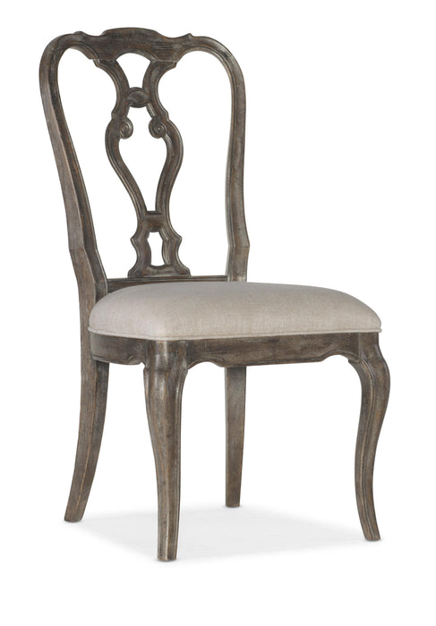 Traditions Wood Back Side Chair 2 per carton/price ea - 5961-75410-89 - Vicars Furniture (McAlester, OK)