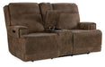 Wheeler Power Console Loveseat with Power Headrest - Vicars Furniture (McAlester, OK)