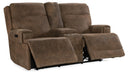 Wheeler Power Console Loveseat with Power Headrest - Vicars Furniture (McAlester, OK)