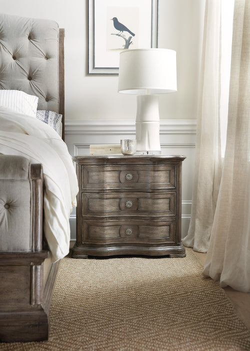 Woodlands Three-Drawer Nightstand image