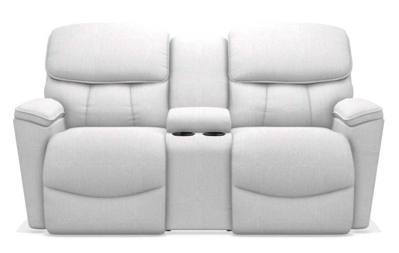 La-Z-Boy Kipling Muslin Power Reclining Loveseat With Headrest and Console