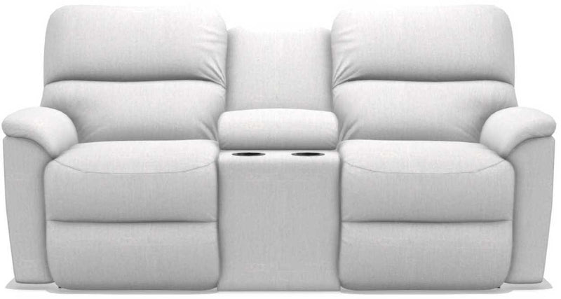 La-Z-Boy Brooks Muslin Power Reclining Loveseat with Headrest and Console