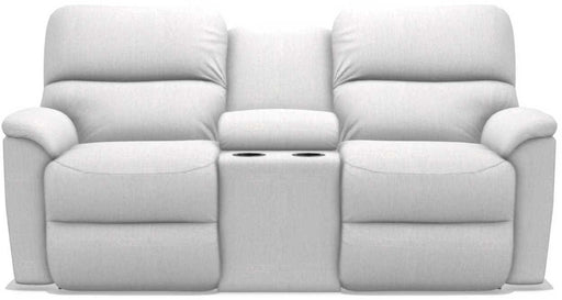 La-Z-Boy Brooks Muslin Power Reclining Loveseat with Headrest and Console image