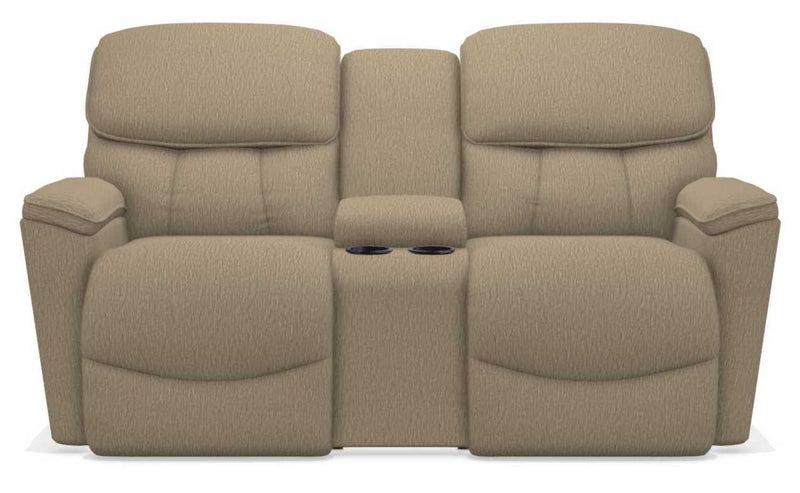 La-Z-Boy Kipling Driftwood Power Reclining Loveseat With Headrest and Console