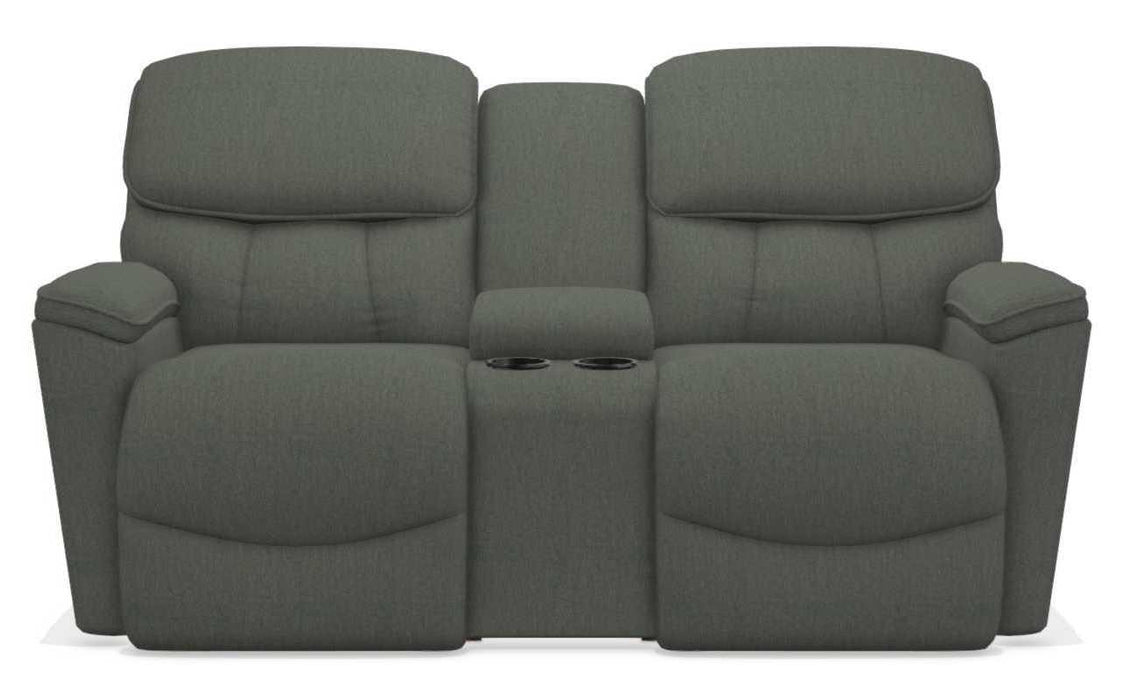 La-Z-Boy Kipling Kohl Power Reclining Loveseat With Headrest and Console image