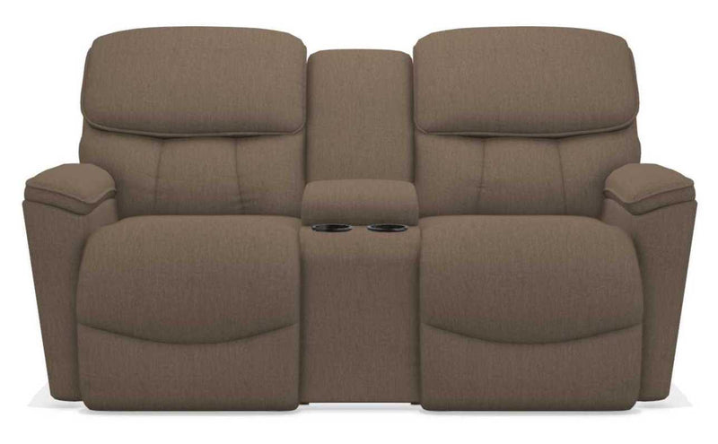 La-Z-Boy Kipling Java Power Reclining Loveseat With Headrest and Console