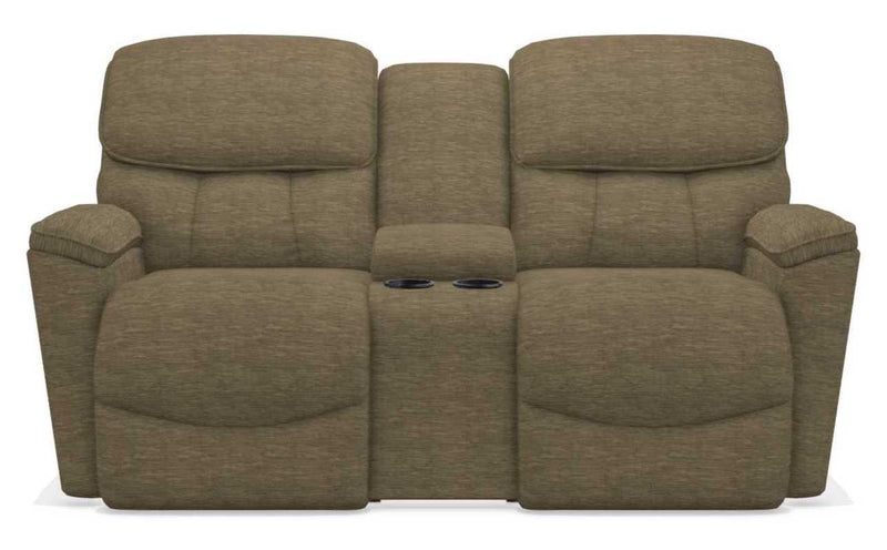 La-Z-Boy Kipling Moss Power Reclining Loveseat With Headrest and Console