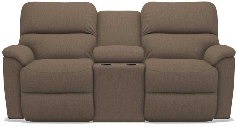 La-Z-Boy Brooks Java Power Reclining Loveseat with Headrest and Console