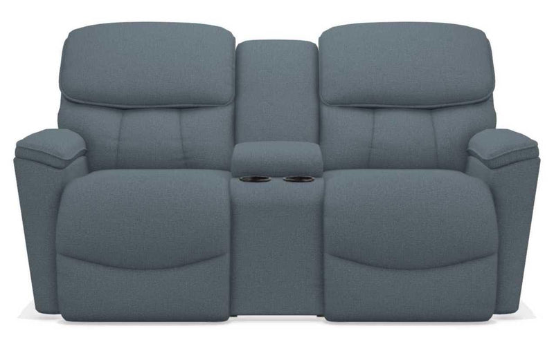 La-Z-Boy Kipling Denim Power Reclining Loveseat With Headrest and Console