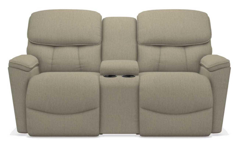 La-Z-Boy Kipling Teak Power Reclining Loveseat With Console