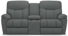 La-Z-Boy Morrison Grey Power Reclining Loveseat with Console image