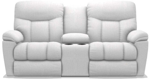 La-Z-Boy Morrison Muslin Power Reclining Loveseat with Console image