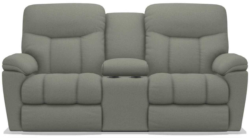 La-Z-Boy Morrison Fossil Power Reclining Loveseat with Console