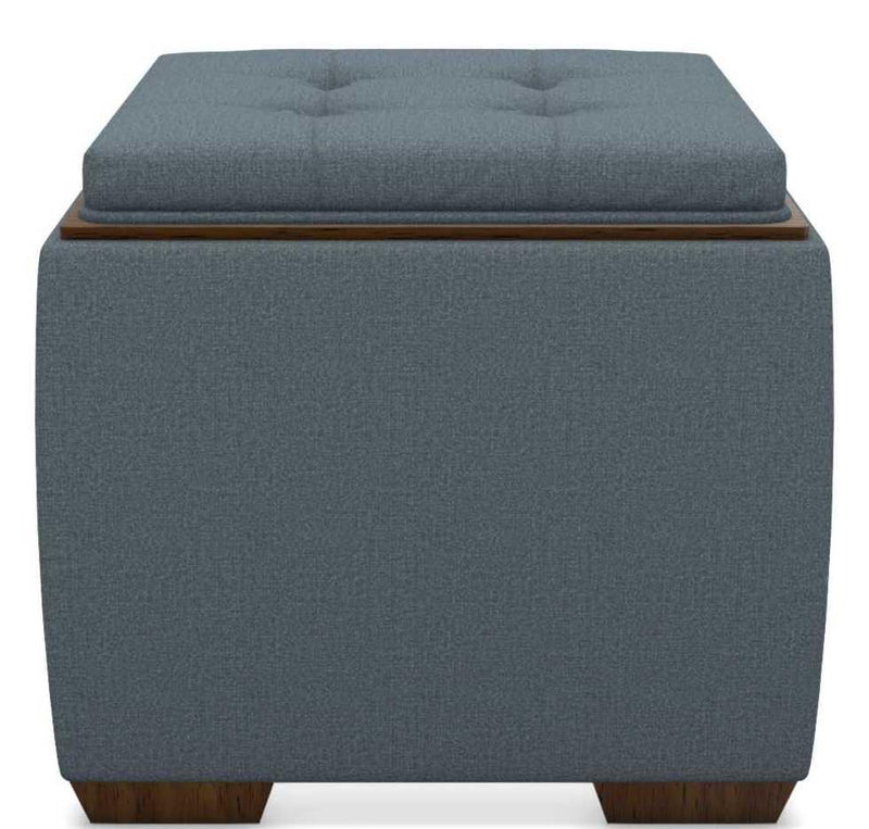 La-Z-Boy Leo Denim Ottoman