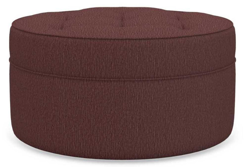 La-Z-Boy Roundabout Burgundy Ottoman