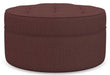 La-Z-Boy Roundabout Burgundy Ottoman image