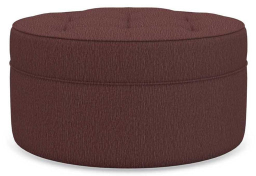 La-Z-Boy Roundabout Burgundy Ottoman image