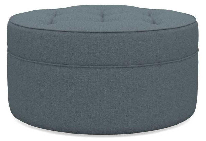 La-Z-Boy Roundabout Denim Ottoman