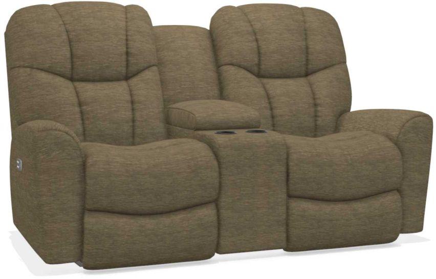 La-Z-Boy Rori Moss Power Reclining Loveseat w/ Headrest & Console image