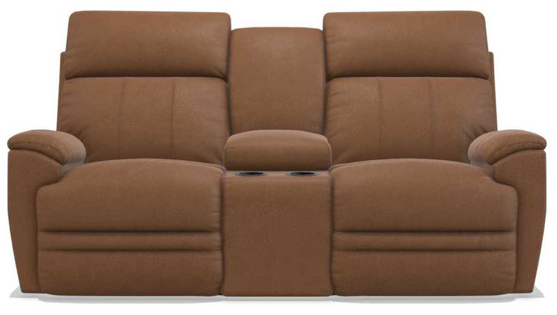La-Z-Boy Talladega Silt Power Reclining Loveseat with Console