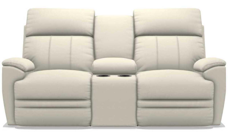 La-Z-Boy Talladega Ivory Power Reclining Loveseat with Console