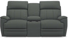 La-Z-Boy Talladega Indigo Power Reclining Loveseat with Console image