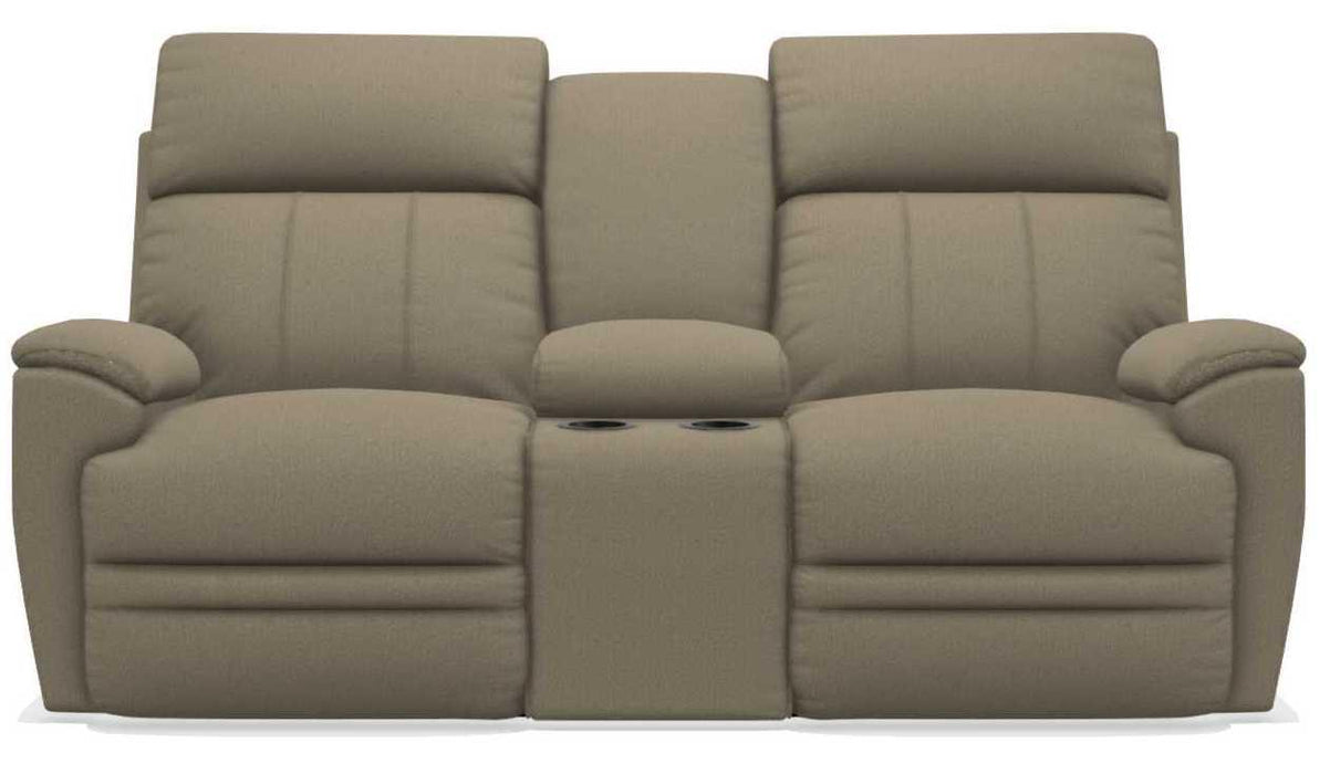 La-Z-Boy Talladega Sable Power Reclining Loveseat with Console image