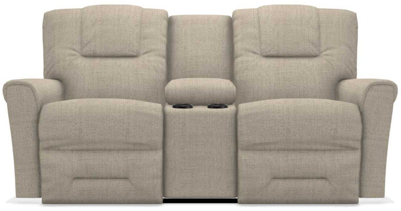 La-Z-Boy Easton Fawn Power Reclining Loveseat with Headrest And Console