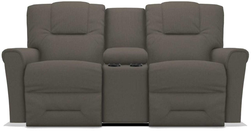 La-Z-Boy Easton Granite Power Reclining Loveseat with Headrest And Console