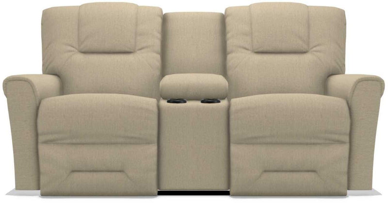La-Z-Boy Easton Toast Power Reclining Loveseat with Headrest And Console